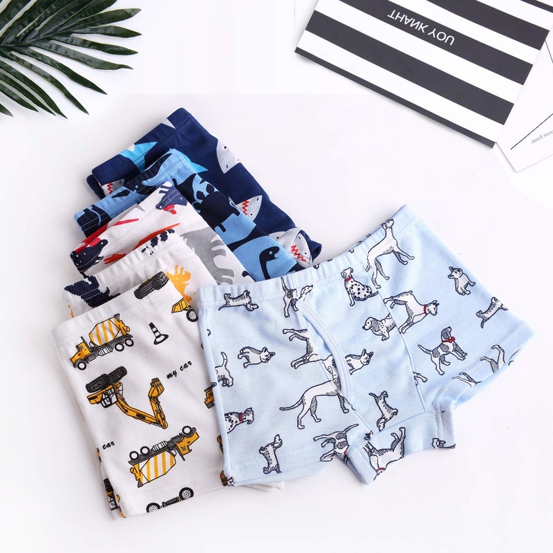 Taxzode Children's underwear, underwear, not worn out; Children's underwear; Boys' underwear; Boys' underwear; Cotton underwear, small boys underwear size 2-3T 3-4T 4-5T 5-6years 7-8years 6-Pack 3-4 years - Image 2